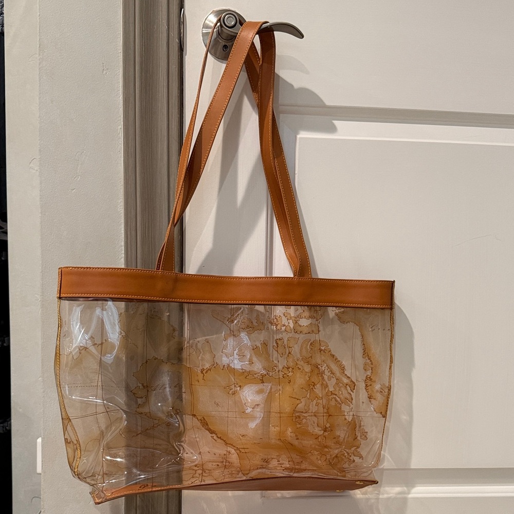 Alviero Martini Prima Classe Clear map tote